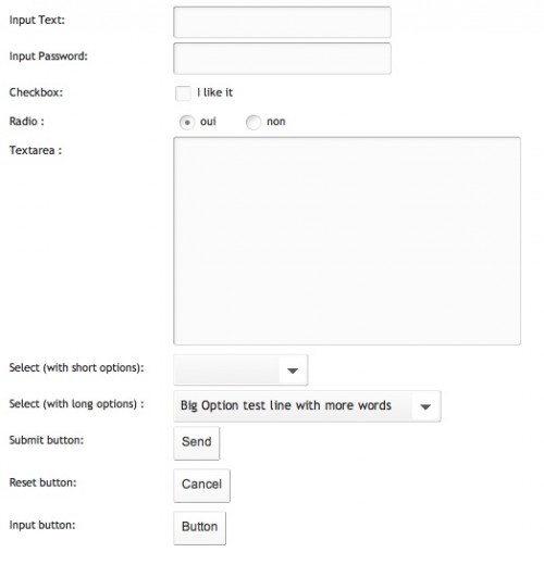 Jqtransform sample