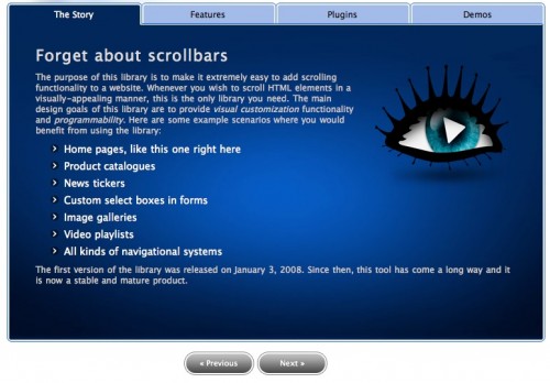 Scrollable screenshot