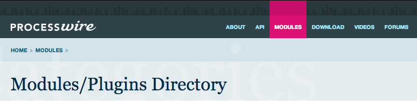 Quick Modules Checklist When Developing New Website on Processwire